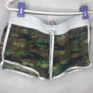 Camouflage Polyester Shorts